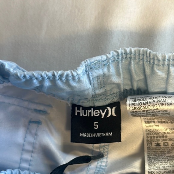 Hurley - Blue and Black Beach Shorts - Picture 2 of 4